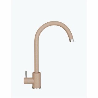 Смеситель Polygran кухонный "АЛЬТАИР" В ТОН МОЙКИ песочный №302